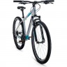 Велосипед FORWARD APACHE 27,5 1.0 (2022) серый/бирюзовый с рамой 15" 94619 SERYII/BIRYUZOVYII 15