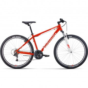 Велосипед FORWARD APACHE 27,5 1.0 CLASSIC (2022) красный/белый с рамой 17"