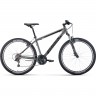 Велосипед FORWARD APACHE 27,5 1.0 CLASSIC (2022) серый/черный с рамой 19" 94937 SERYII/CHERNYII 19