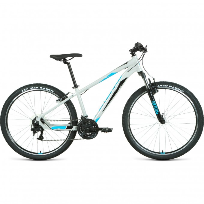 Велосипед FORWARD APACHE 27,5 1.2 (2021) серый/бирюзовый с рамой 15" 93480 SERYII/BIRYUZOVYII 15
