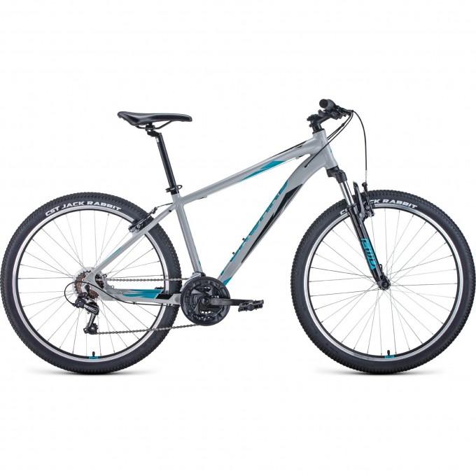 Велосипед FORWARD APACHE 27,5 1.2 (2022) серый/бирюзовый с рамой 15" 94620 SERYII/BIRYUZOVYII 15