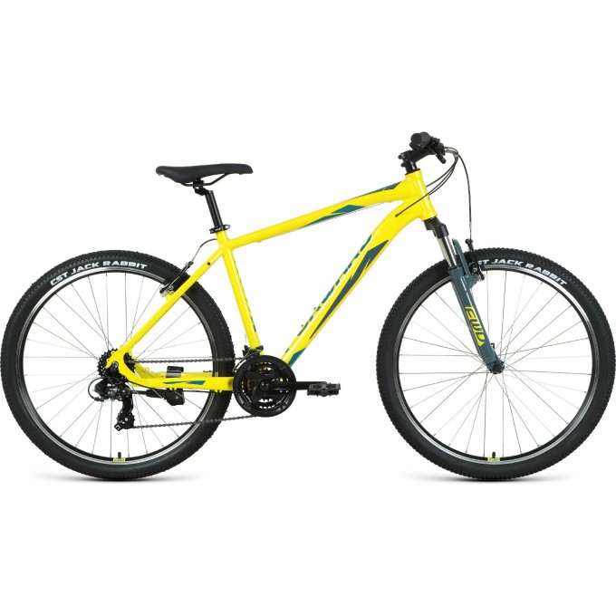 Велосипед FORWARD APACHE 27,5 1.2 S (2021) желтый/зеленый с рамой 15" 93493 JELTYII/ZELENYII 15