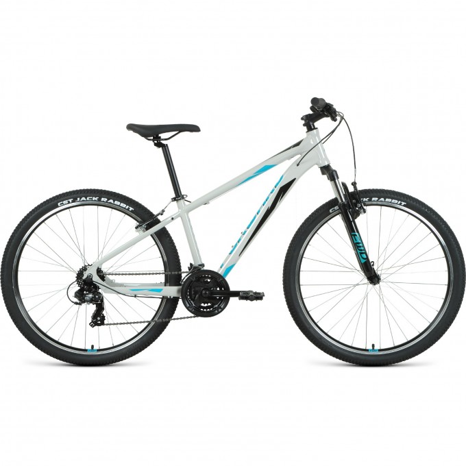 Велосипед FORWARD APACHE 27,5 1.2 S (2021) серый/бирюзовый с рамой 15" 93493 SERYII/BIRYUZOVYII 15