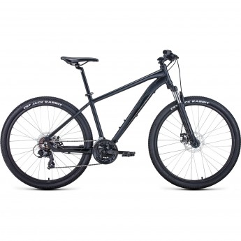 Велосипед FORWARD APACHE 27,5 2.0 D (2022) черный матовый/черный с рамой 17" Велосипед FORWARD APACHE 27,5 2.0 D (2022) черный матовый/черный с рамой 17"