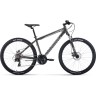 Велосипед FORWARD APACHE 27,5 2.0 D CLASSIC (2022) серый/серебристый с рамой 15" 94942 SERYII/SEREBRISTYII 15