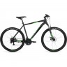 Велосипед FORWARD APACHE 27,5 2.2 D (2022) черный матовый/ярко-зеленый с рамой 15" 94622 CHERNYII/ZELENYII 15