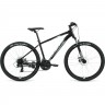 Велосипед FORWARD APACHE 27,5 2.2 S disc (2021) черный/серый с рамой 15" 79411 CHERNYII/SERYII 15