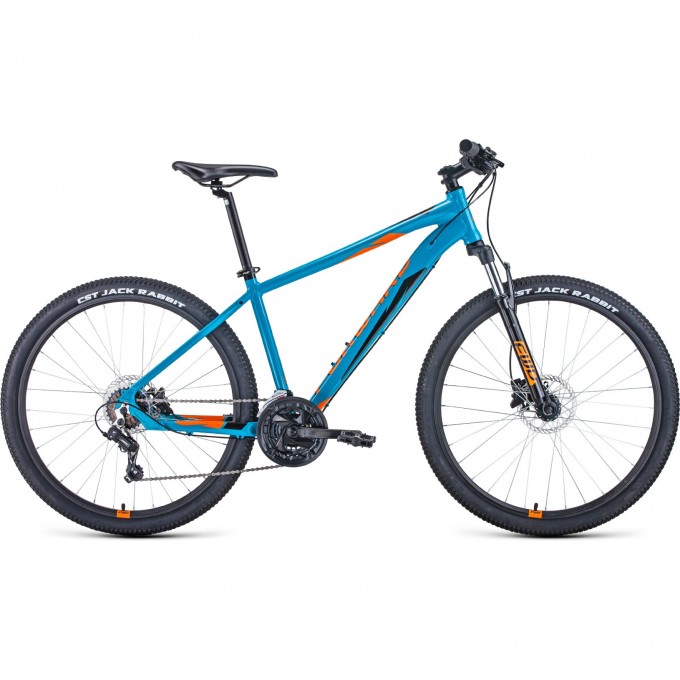 Велосипед FORWARD APACHE 27,5 3.0 HD (2022) бирюзовый/оранжевый с рамой 15" 94623 BIRYUZOVYII 15