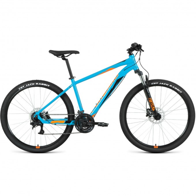 Велосипед FORWARD APACHE 27,5 3.2 HD (2022) бирюзовый/оранжевый с рамой 15" 94624 BIRYUZOVYII 15