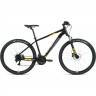 Велосипед FORWARD APACHE 27,5 3.2 HD (2022) черный/оранжевый с рамой 15" 94624 CHERNYII/ORANJEVYII 15