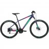 Велосипед FORWARD APACHE 27,5 3.2 HD (2022) фиолетовый/зеленый с рамой 15" 94624 FIOLETOVYII/ZELENYII 15
