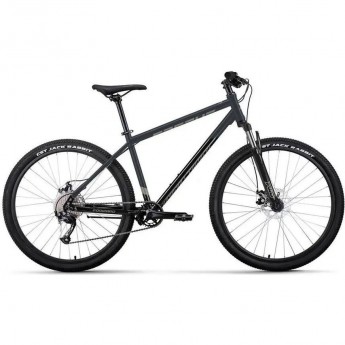 Велосипед FORWARD APACHE 29 2.0 D 29", рама 21", темно-серый/черный, 2023 Велосипед FORWARD APACHE 29 2.0 D 29", рама 21", темно-серый/черный, 2023