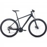 Велосипед FORWARD APACHE 29 2.0 D, рама 17", 2022, черный матовый/черный RBK22FW29419