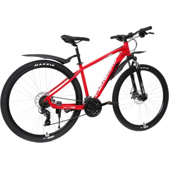 Велосипед FORWARD APACHE 29 2.0 disc (2020) красный с рамой 19"