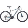 Велосипед FORWARD APACHE 29 3.0 HD (2022) серый/синий с рамой 17" 95328 SERYII/SINII 17