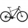 Велосипед FORWARD APACHE 29 3.2 HD (2022) черный матовый/серебристый с рамой 17" 95329 CHERNYII/SEREBRISTYII 17