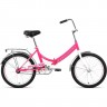 Велосипед FORWARD ARSENAL 20 1.0 (2021) розовый/серый с рамой 14" 74412 ROZOVYII/SERYII 14