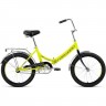 Велосипед FORWARD ARSENAL 20 1.0 (2021) ярко-зеленый/серый с рамой 14" 74412 ZELENYII/SERYII 14