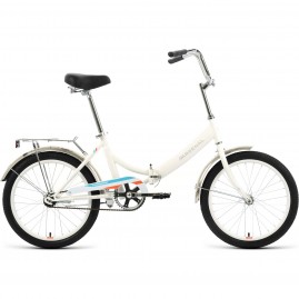 Велосипед FORWARD ARSENAL 20 1.0, рама 14", 2022, белый/оранжевый