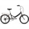Велосипед FORWARD ARSENAL 20 2.0, рама 14", 2022, черный/зеленый RBK22FW20533