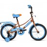 Велосипед FORWARD AZURE 16, 2020-2021, бежевый/голубой 1BKW1K1C1002