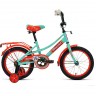 Велосипед FORWARD AZURE 16 (2022) зеленый/красный 94608 ZELENYII/KRASNYII