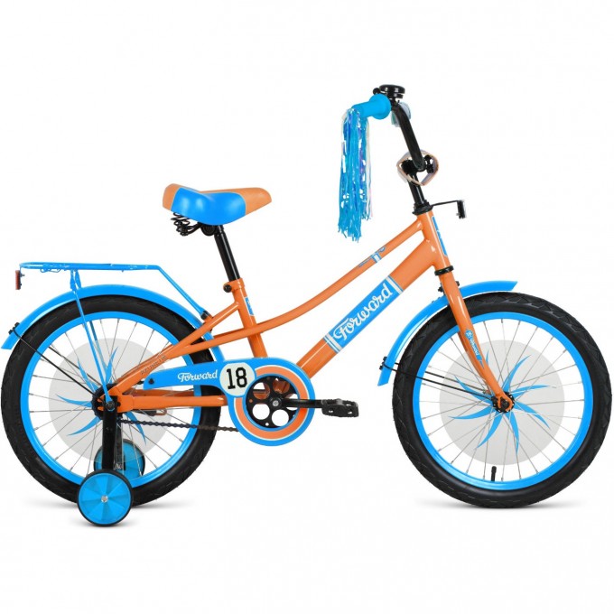 Велосипед FORWARD AZURE 18, 2020-2021, бежевый/голубой 1BKW1K1D1009
