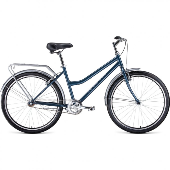 Велосипед FORWARD BARCELONA 26 1.0 (2020) серый с рамой 17" 75149 SERYII
