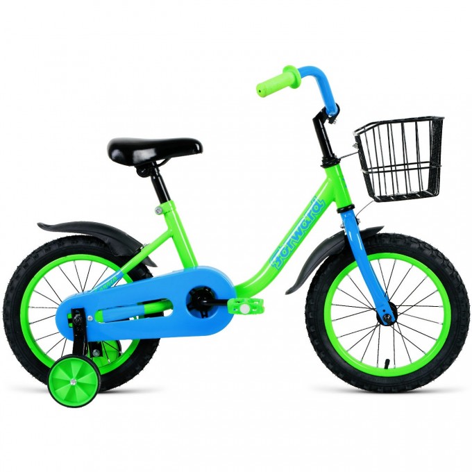 Велосипед FORWARD BARRIO 14 (2020) зеленый 79068 ZELENYII