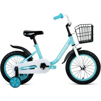 Велосипед FORWARD BARRIO 14, голубой, 2023