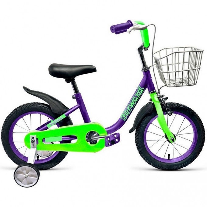 Велосипед FORWARD BARRIO 16, 2020-2021, фиолетовый 1BKW1K1C1012
