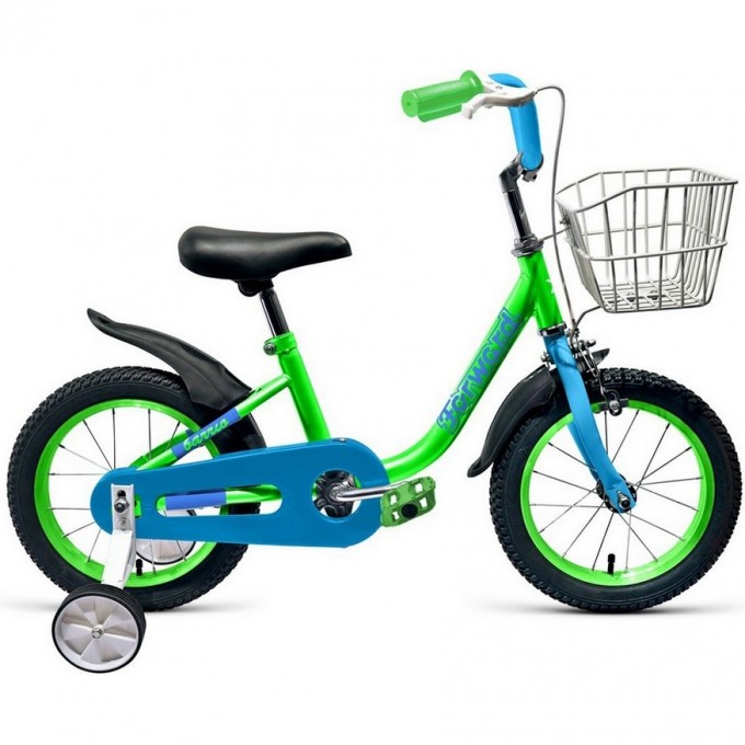 Велосипед FORWARD BARRIO 16 (2021) зеленый 74446 ZELENYII