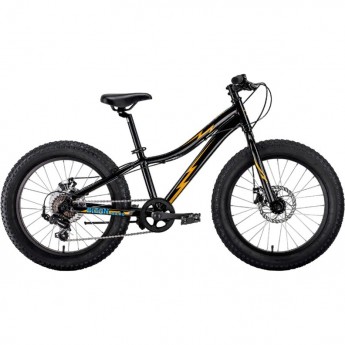 Велосипед FORWARD BIZON MICRO 20 D FR 2023, черный/желтый