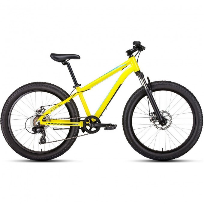 Велосипед FORWARD BIZON MINI 24 (2020) желтый с рамой 13" 75148 JELTYII