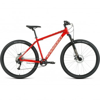 Велосипед FORWARD BURAN 29 2.0 DISC, рама 19", 2020-2021, красный/бежевый