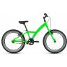 Велосипед FORWARD COMANCHE 20 1.0 (2022) ярко-зеленый/голубой с рамой 10.5" 95312 YARKO-ZELENYII/GOLYBOI
