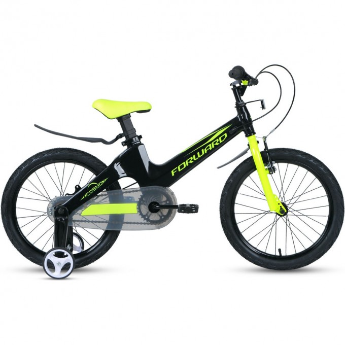 Велосипед FORWARD COSMO 12, 2019-2020, черный/зеленый RBKW0LME1005
