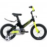 Велосипед FORWARD COSMO 12, 2020-2021, черный/зеленый 1BKW1K7A1005