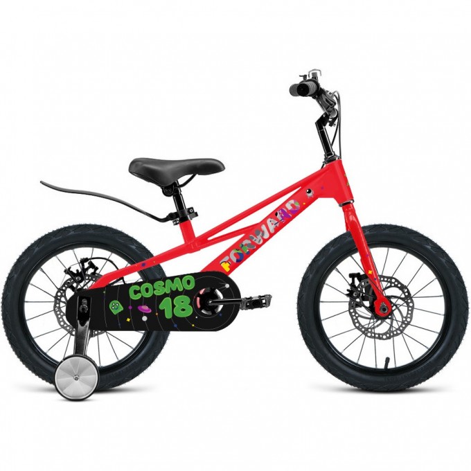 Велосипед FORWARD COSMO 14 (1 ск.) 2023, ярко-красный с рамой 14" IB3FF10FBBRDXXX
