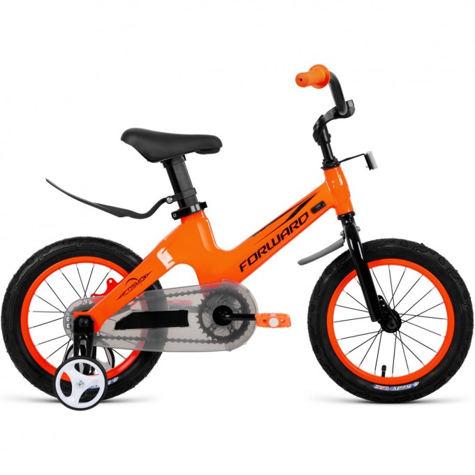 Велосипед FORWARD COSMO 14, 2020-2021, оранжевый 1BKW1K7B1002