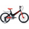 Велосипед FORWARD COSMO 16 2.0, 2020-2021, черный/красный 1BKW1K7C1012