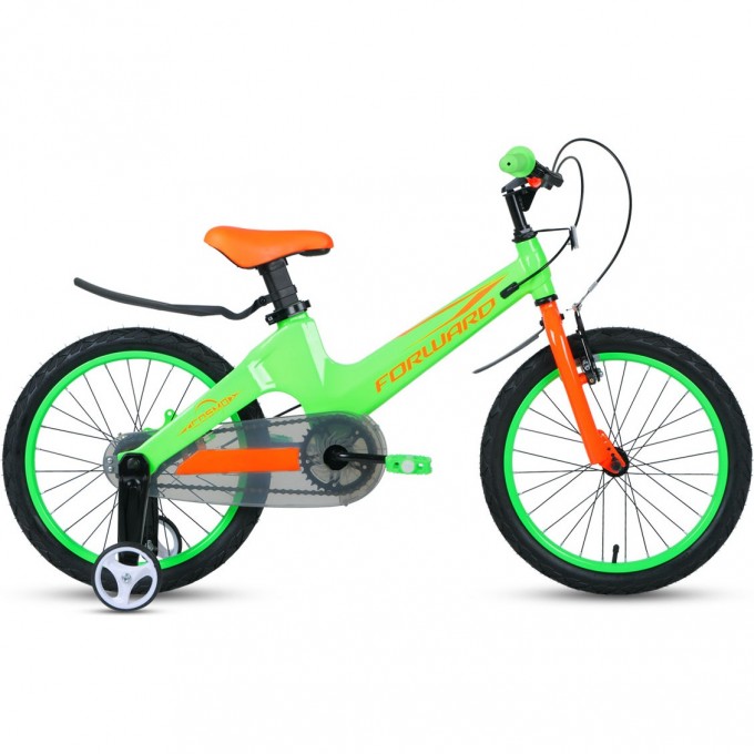 Велосипед FORWARD COSMO 16 2.0, 2020-2021, зеленый 1BKW1K7C1014