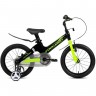 Велосипед FORWARD COSMO 16 (2020) черный/зеленый 79073 CHERNYII/ZELENYII
