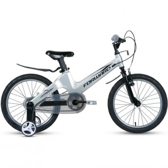 Велосипед FORWARD COSMO 18 2.0 (18" 1 ск.) 2022, серый Велосипед FORWARD COSMO 18 2.0 (18" 1 ск.) 2022, серый