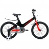 Велосипед FORWARD COSMO 18, 2020-2021, черный/красный 1BKW1K7D1007