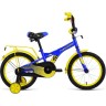 Велосипед FORWARD CROCKY 16, 2020-2021, синий/желтый 1BKW1K1C1029