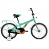 Велосипед FORWARD CROCKY 18, 2020-2021, бирюзовый/оранжевый 1BKW1K1D1021