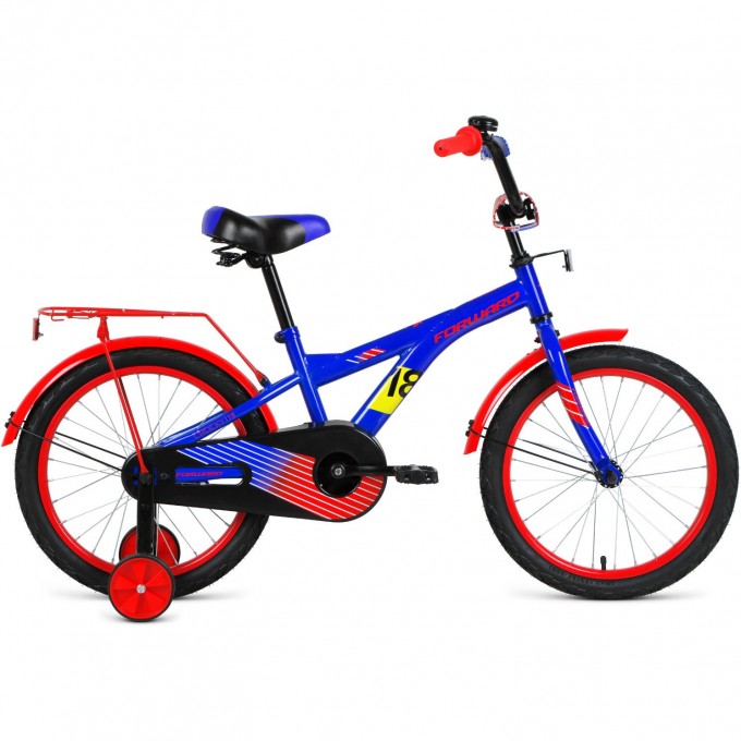 Велосипед FORWARD CROCKY 18, 2022, синий/красный IBK22FW18213