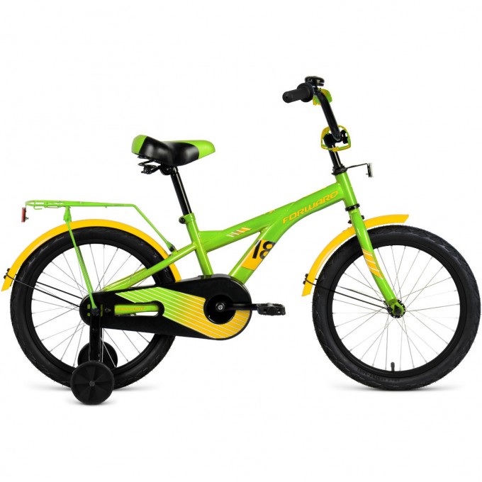 Велосипед FORWARD CROCKY 18, 2022, зеленый/желтый IBK22FW18216
