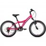 Велосипед FORWARD DAKOTA 20 2.0 (2020) розовый/белый 74819 ROZOVYII/BELYII
